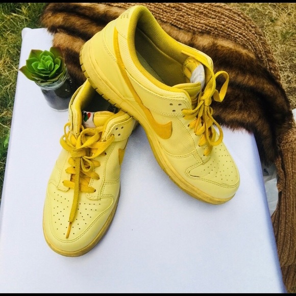 Nike Shoes - Nike Dunk Low Olympic Ed. Yellow vintage sneakers